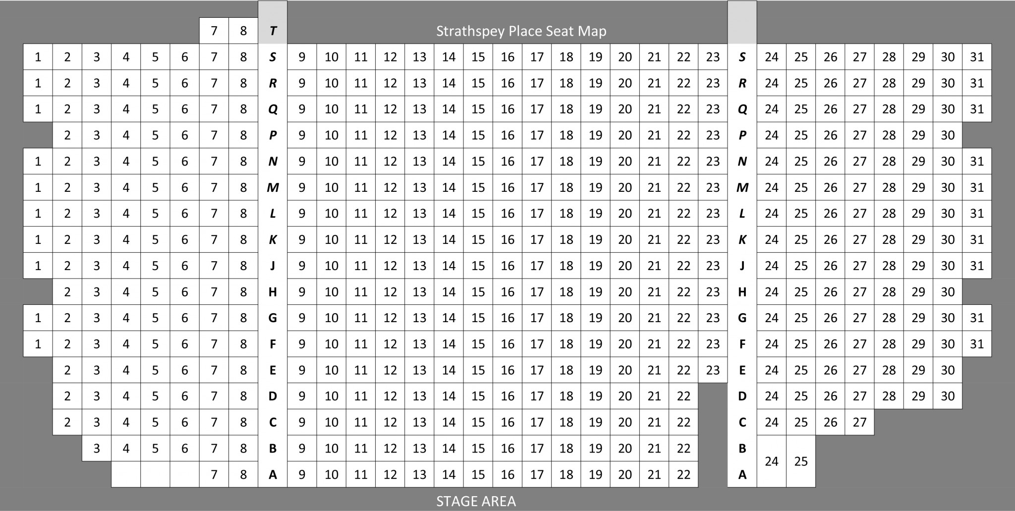 Confederation Centre Of The Arts Seating Chart