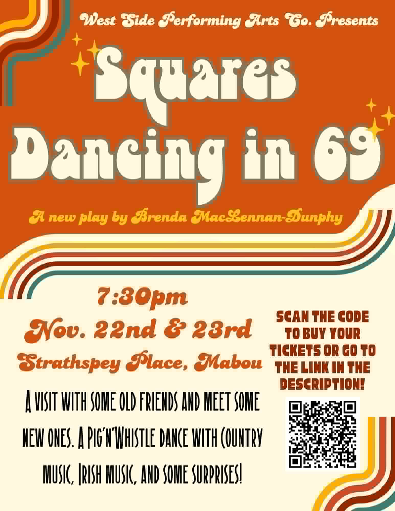 Squares Dancing in ’69 poster
